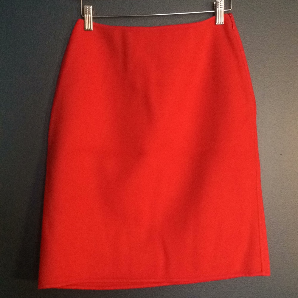 Vintage Linda Allard Ellen Tracey Wool Skirt